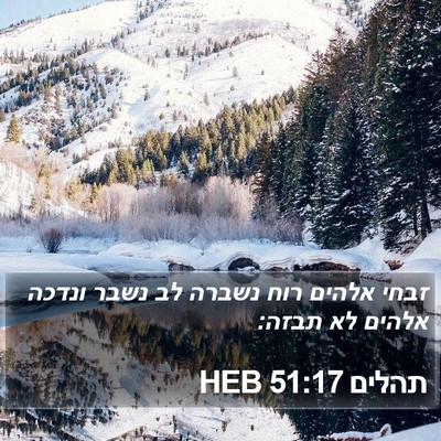 תהלים 51:17 HEB Bible Verse Image