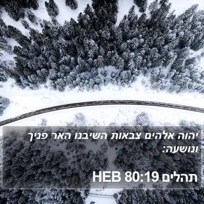 תהלים 80:19 HEB Bible Verse Image