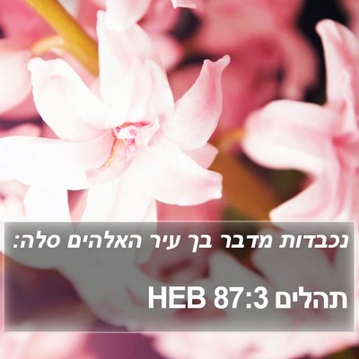 תהלים 87:3 HEB Bible Verse Image