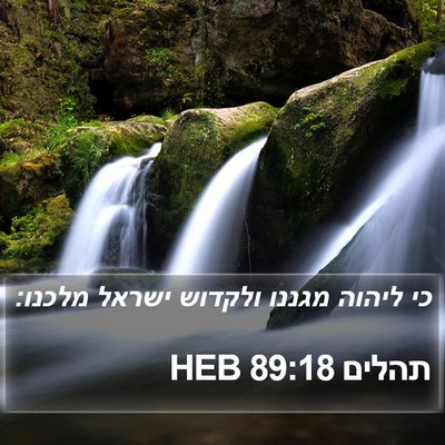 תהלים 89:18 HEB Bible Verse Image