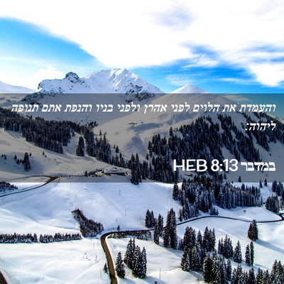 Picture 02 - במדבר 8:13 HEB - והעמדת את הלוים לפני אהרן - Bible Verse Picture