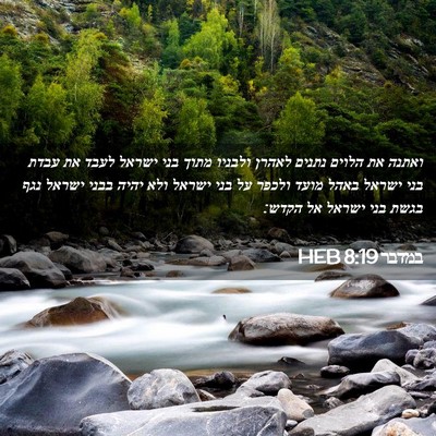 Picture 02 - במדבר 8:19 HEB - ואתנה את הלוים נתנים לאהרן - Bible Verse Picture