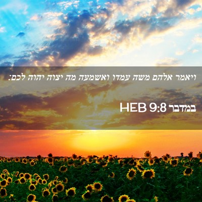 Picture 02 - במדבר 9:8 HEB - ויאמר אלהם משה עמדו ואשמעה - Bible Verse Picture