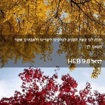 Picture 02 - דניאל 9:8 HEB - יהוה לנו בשת הפנים למלכינו - Bible Verse Picture