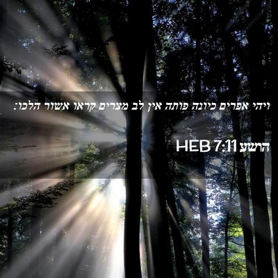 Picture 02 - הושע 7:11 HEB - ויהי אפרים כיונה פותה אין - Bible Verse Picture