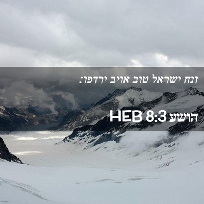 Picture 02 - הושע 8:3 HEB - זנח ישראל טוב אויב - Bible Verse Picture