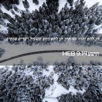 Picture 02 - הושע 9:14 HEB - תן להם יהוה מה תתן תן להם - Bible Verse Picture