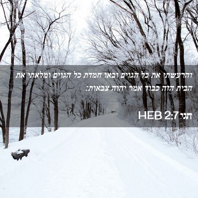 Picture 02 - חגי 2:7 HEB - והרעשתי את כל הגוים ובאו - Bible Verse Picture