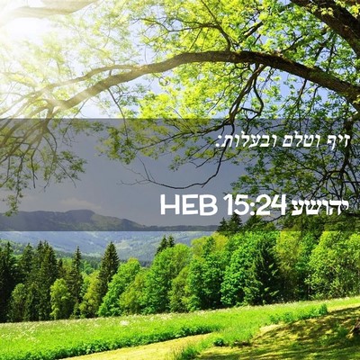 Picture 02 - יהושע 15:24 HEB - זיף וטלם - Bible Verse Picture
