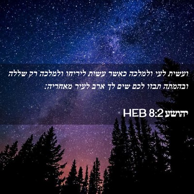 Picture 02 - יהושע 8:2 HEB - ועשית לעי ולמלכה כאשר עשית - Bible Verse Picture