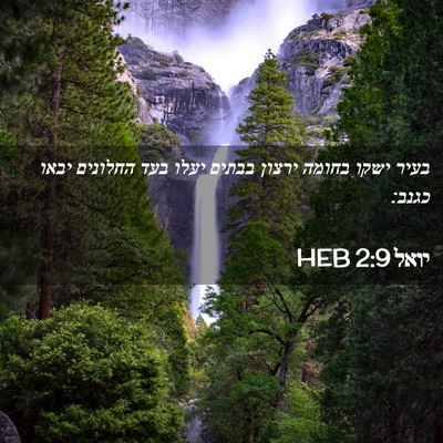 Picture 02 - יואל 2:9 HEB - בעיר ישקו בחומה ירצון - Bible Verse Picture