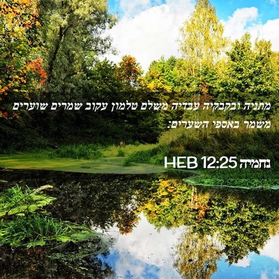 Picture 02 - נחמיה 12:25 HEB - מתניה ובקבקיה עבדיה משלם - Bible Verse Picture