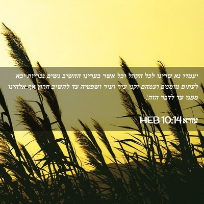 Picture 02 - עזרא 10:14 HEB - יעמדו נא שרינו לכל הקהל וכל - Bible Verse Picture
