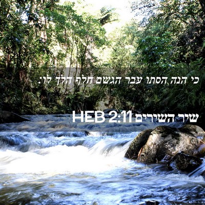 Picture 02 - שיר השירים 2:11 HEB - כי הנה הסתו עבר הגשם חלף - Bible Verse Picture