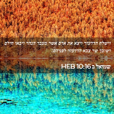 Picture 02 - שמואל ב 10:16 HEB - וישלח הדדעזר ויצא את ארם - Bible Verse Picture