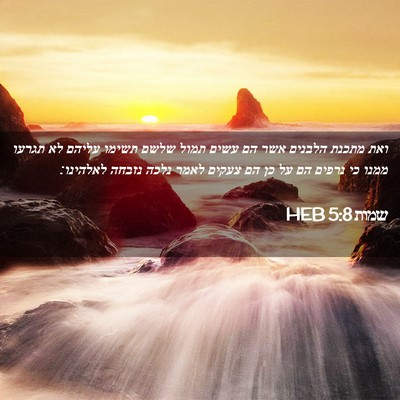 Picture 02 - שמות 5:8 HEB - ואת מתכנת הלבנים אשר הם - Bible Verse Picture