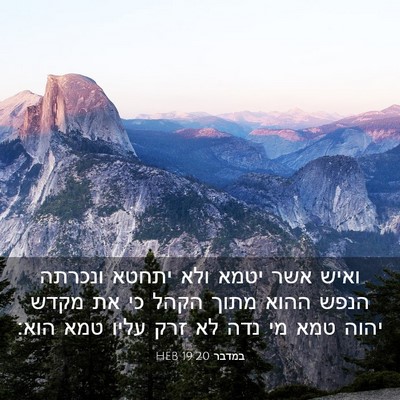 Picture 03 - במדבר 19:20 HEB - ואיש אשר יטמא ולא יתחטא - Bible Verse Picture