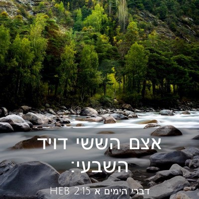 Picture 03 - דברי הימים א 2:15 HEB - אצם הששי דויד - Bible Verse Picture