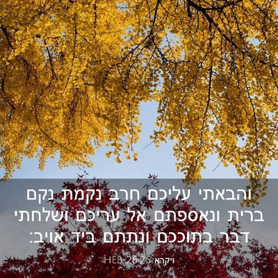 Picture 03 - ויקרא 26:25 HEB - והבאתי עליכם חרב נקמת נקם - Bible Verse Picture