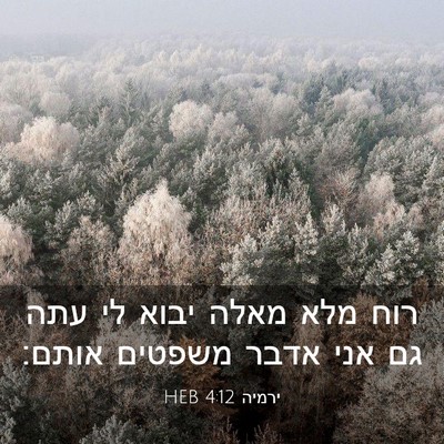 Picture 03 - ירמיה 4:12 HEB - רוח מלא מאלה יבוא לי עתה גם - Bible Verse Picture