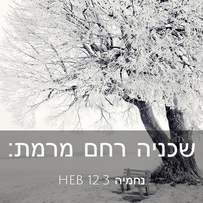 Picture 03 - נחמיה 12:3 HEB - שכניה רחם - Bible Verse Picture