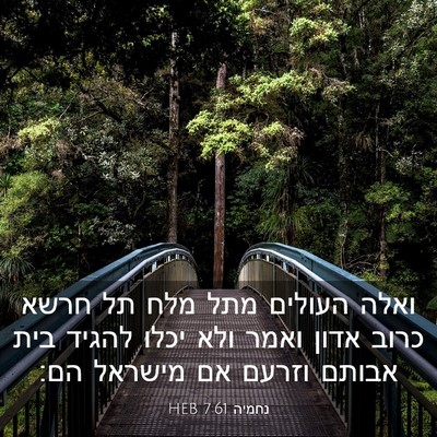 Picture 03 - נחמיה 7:61 HEB - ואלה העולים מתל מלח תל חרשא - Bible Verse Picture