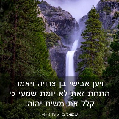 Picture 03 - שמואל ב 19:21 HEB - ויען אבישי בן צרויה ויאמר - Bible Verse Picture