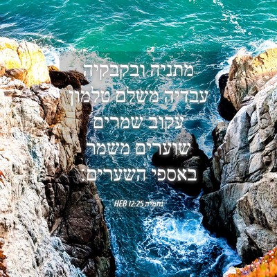 Picture 04 - נחמיה 12:25 HEB - מתניה ובקבקיה עבדיה משלם - Bible Verse Picture
