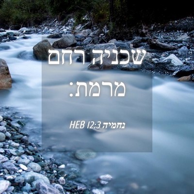 Picture 04 - נחמיה 12:3 HEB - שכניה רחם - Bible Verse Picture