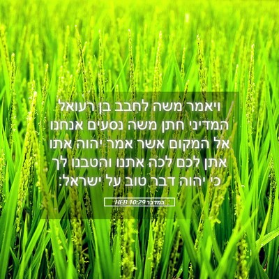 Picture 05 - במדבר 10:29 HEB - ויאמר משה לחבב בן רעואל - Bible Verse Picture