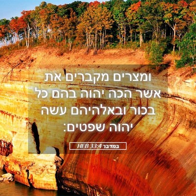 Picture 05 - במדבר 33:4 HEB - ומצרים מקברים את אשר הכה - Bible Verse Picture