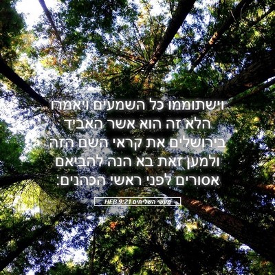 Picture 05 - מעשי השליחים 9:21 HEB - וישתוממו כל השמעים ויאמרו - Bible Verse Picture