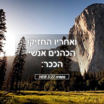 Picture 05 - נחמיה 3:22 HEB - ואחריו החזיקו הכהנים אנשי - Bible Verse Picture