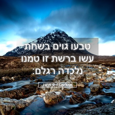 Picture 05 - תהלים 9:15 HEB - טבעו גוים בשחת עשו ברשת זו - Bible Verse Picture