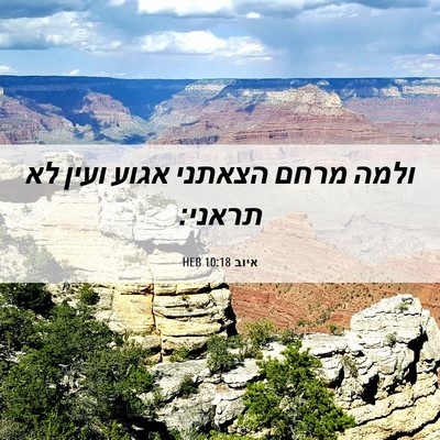 Picture 06 - איוב 10:18 HEB - ולמה מרחם הצאתני אגוע ועין - Bible Verse Picture