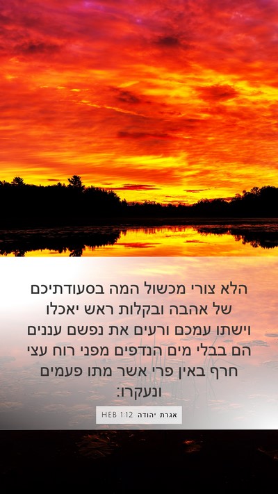 אגרת יהודה 1:12 HEB Bible Verse Image