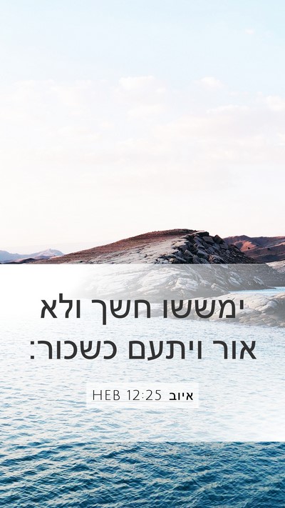 איוב 12:25 HEB Bible Verse Image