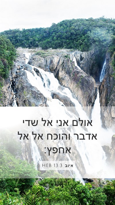 איוב 13:3 HEB Bible Verse Image