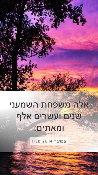 במדבר 26:14 HEB Bible Verse Image
