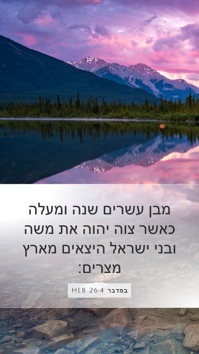 במדבר 26:4 HEB Bible Verse Image
