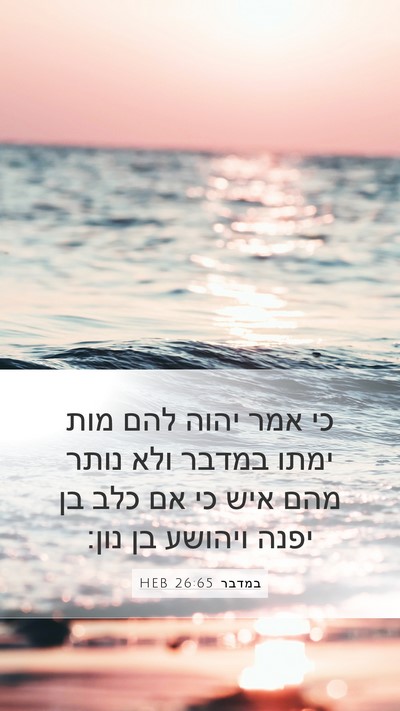 במדבר 26:65 HEB Bible Verse Image