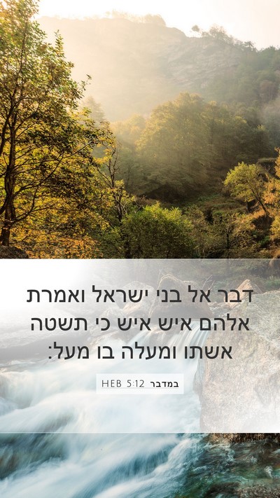 במדבר 5:12 HEB Bible Verse Image