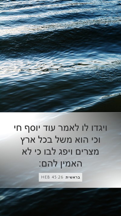 בראשית 45:26 HEB Bible Verse Image