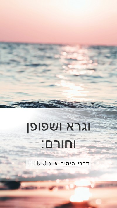 דברי הימים א 8:5 HEB Mobile Phone Wallpaper - וגרא ושפופן - Mobile Bible Verse Wallpaper