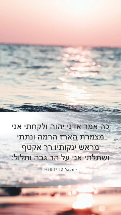 יחזקאל 17:22 HEB Bible Verse Image