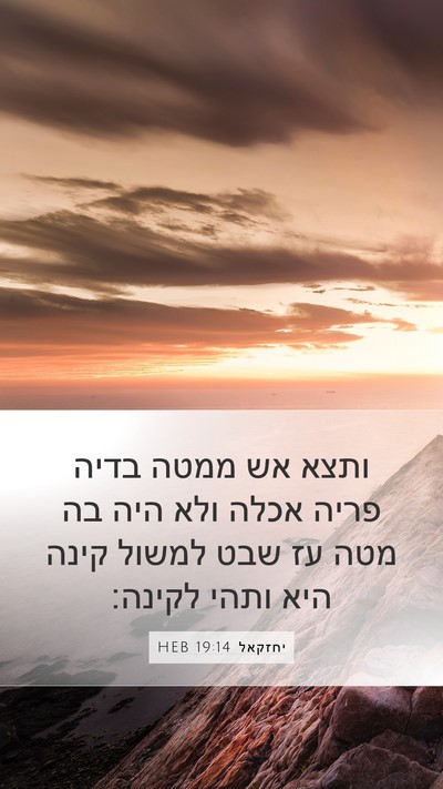 יחזקאל 19:14 HEB Bible Verse Image