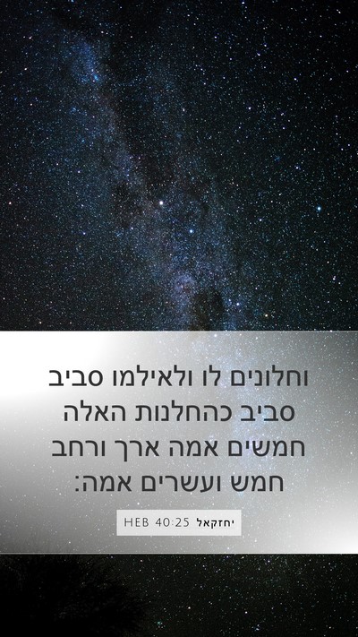 יחזקאל 40:25 HEB Bible Verse Image