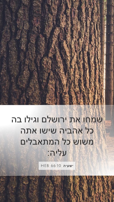 ישעיה 66:10 HEB Bible Verse Image