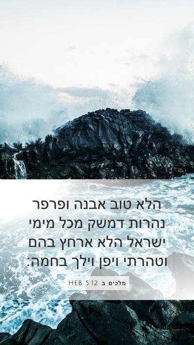 מלכים ב 5:12 HEB Bible Verse Image