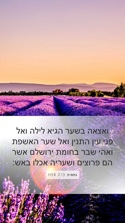 נחמיה 2:13 HEB Bible Verse Image